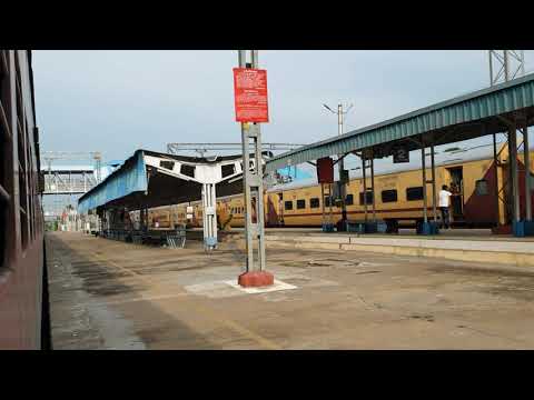 Kumbakonam railway station Tamil Nadu, Indian Railways Video in 4k ultra HD