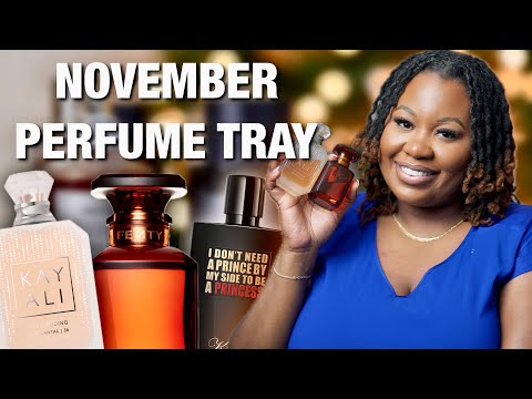 NOVEMBER PERFUME TRAY 2024 | PERFUMES I'LL BE WEARING THIS MONTH!