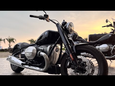 키작녀가 타보는 1800cc 바이크, BMW R18