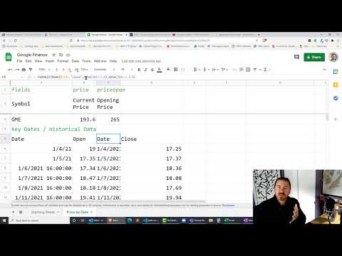 Getting Stock Price Historical Data for Specific Dates and Date Ranges with Google Finance