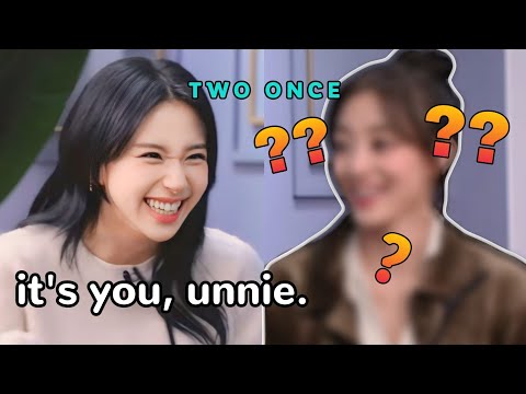 the *truth* about the member that chaeyoung feels awkward with