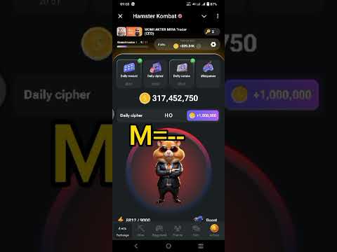 30 August Daily chipper today Hamster Kombat daily chipper today 1 m coins Today