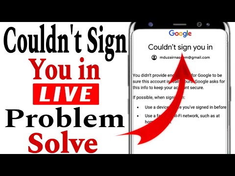 Couldn't Sign You In Gmail Problem || Couldn't Sign You In Gmail || Gmail Account Recovery 2023