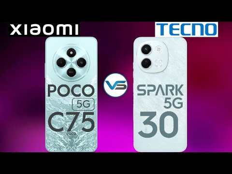 Tecno Spark 30 5G VS Poco C75 5G  | Poco C75 5G VS Tecno Spark 30 5G