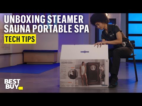 Unboxing the Sharper Image Steamer Sauna Portable Spa – Tech Tips from Best Buy