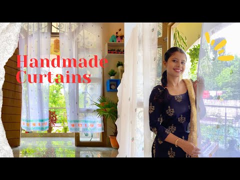 How to make Curtains at Home | Block Printed Curtain DIY