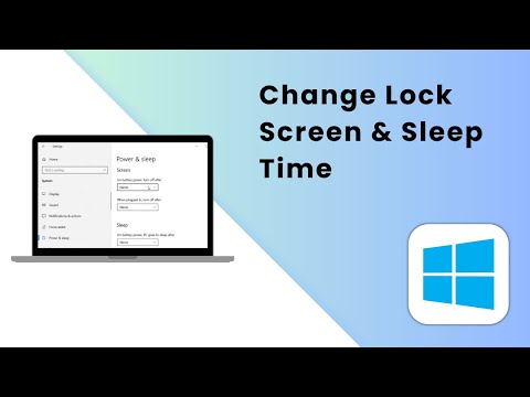 How to Change Lock Screen & Sleep Time (Windows 10 & 11)