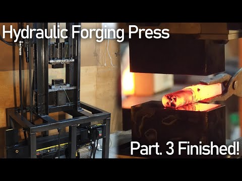 鍛冶屋プレスを作ってみた。Pt. 3 完成！/ Building 10 Ton Forge Press. Pt. 3 Finished!