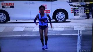 2015 Hakone Ekiden (箱根駅伝), Komazawa University (駒澤大学)  Finish Line