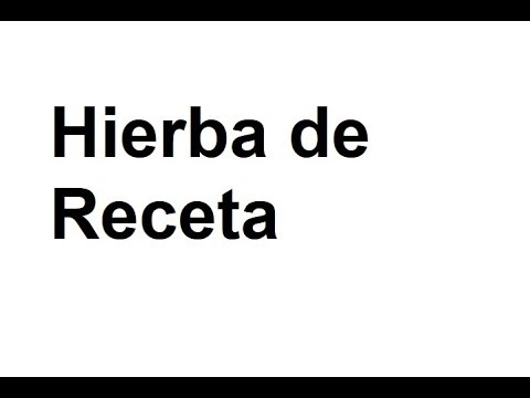 Hierba de Receta. Lenin Ramirez, Tercer Elemento y Oscar Cortez. Letra