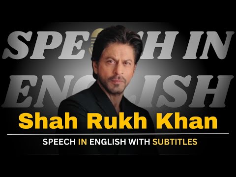 SHAH RUKH KHAN: Perseverance & Success | SRK motivation speech