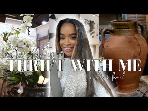 THRIFT WITH ME + what I got? | Antique Home Decor Shop CHARLOTTE NC With Me | Curated decor