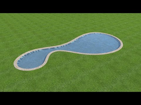 ARCHICAD 池を作る / Making a simple pond