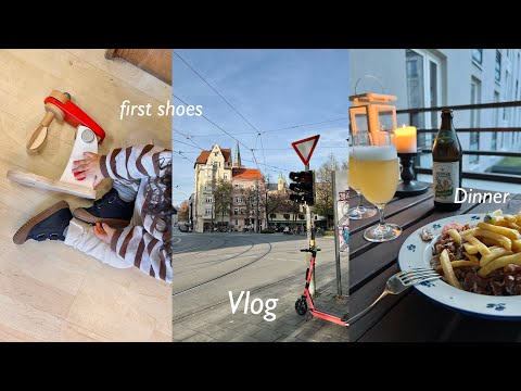 [vlog] Life in Germany | First shoes | Walk | Ordinary holiday Eng