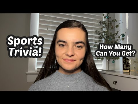 ASMR Whispering 100 Trivia Questions About Sports