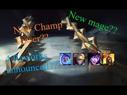 New Mage champion? Kayle and morgana rework? New champ teaser!! League of legends