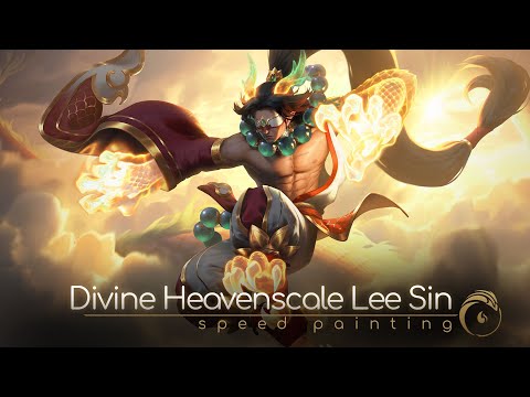 Divine Heavenscale Lee Sin - speed painting