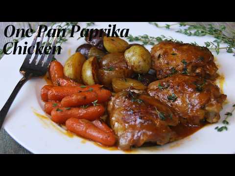 One Pan Paprika Chicken - A Must-Try Recipe for Busy Cooks!