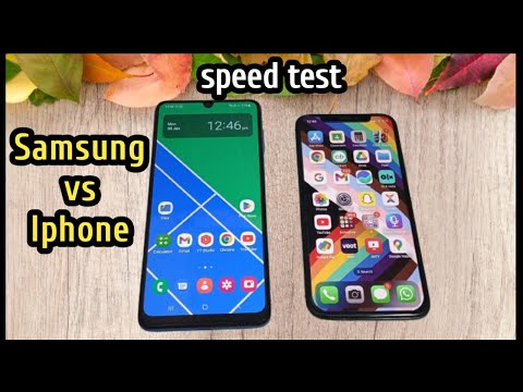 Apple iPhone vs Samsung Galaxy Speed Test Comparison