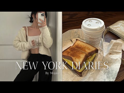 New York Vlog🗽What I Eat in A Week l Late Night Baking | A Foodie’s Diary | Unboxing [Eng sub]