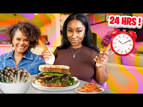 I Ate Like TABITHA BROWN for 24 hours! Easy Vegan Recipes!