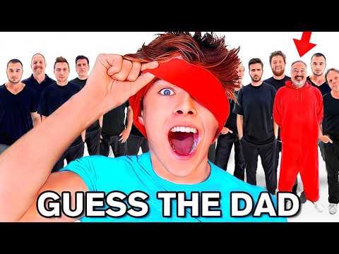 Son Tries to Find his DAD Blindfolded!