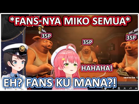 SUBARU Main Liar's Bar Tapi Yang Join Malah Fansnya MIKO Semua | (Hololive Clips)