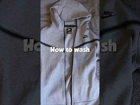 How To Wash Your Nike Tech Fleece CORRECTLY #shorts #niketechfleece #nike