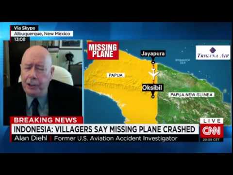 CNN News August 17 2015 Search is on for missing plane in Indonesia