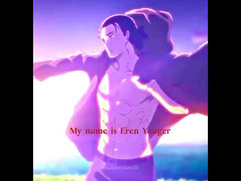 “My name is Eren Yeager” 😟 {Eren- AoT} #anime #edit #capcut #attackontitan #aot #shorts #erenyeager