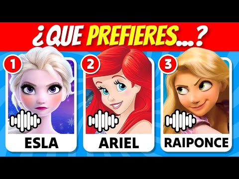 ¿Que Prefieres…? 😲🎶 Especial Canciones de Disney