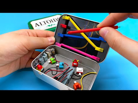 Making AMONG US Electrical in ALTOIDS  | Clay DIY ⚡