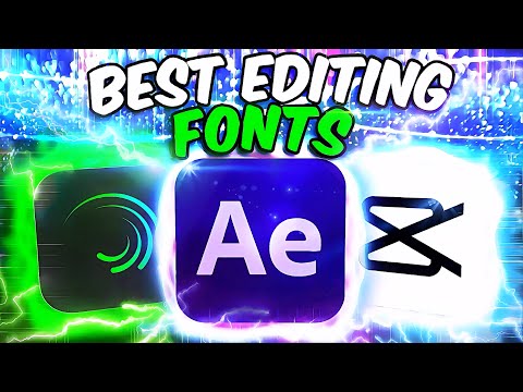 BEST/POPULAR EDITING FONTS