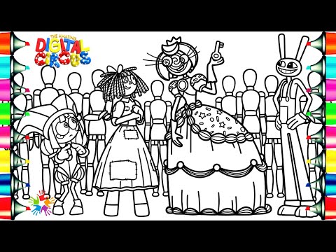 The Amazing Digital Circus Episode 2 / Meeting with Princess Loolilalu / Coloring Pages / NCS Music