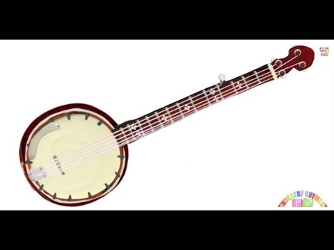 *BANJO* | Musical Instruments | Nursery Rhymes TV | Music For Kids