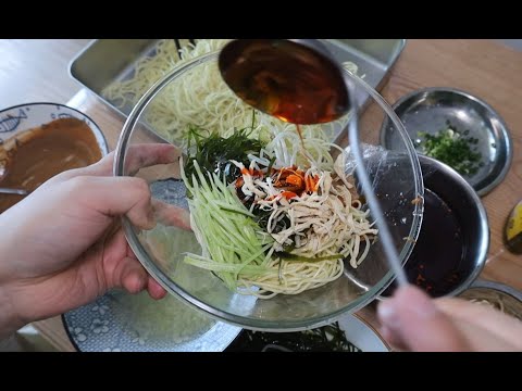 The ”cold noodles” made in this way are especially delicious! recommend everyone try