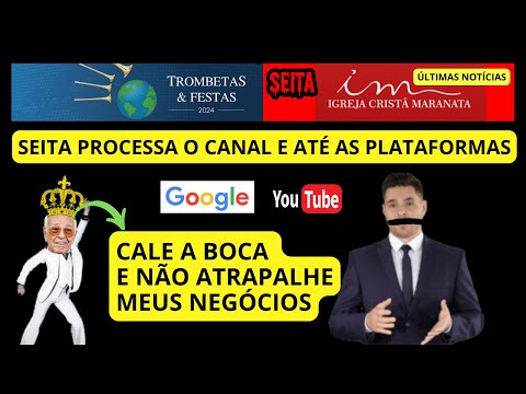 Seita Processa O Canal e Até Google e YouTube. Objetivo É Derrubar o Canal  EP 187 #areligiaocerta