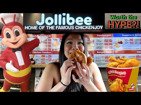 I tried 3 things at JOLLIBEE Filipino Fast Food Chain