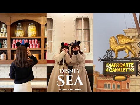 Vlog 64. 冬のディズニーシーVlog🚢🧤￤おすすめフォトスポット🎞️´݈-﻿￤親友とカナレットでお祝い🥂💞ミキミニグリ大優勝🎖️