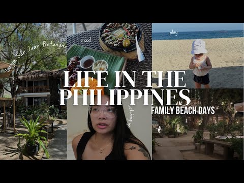 Life in the Philippines: more beach days with my little family (exploring Batangas)