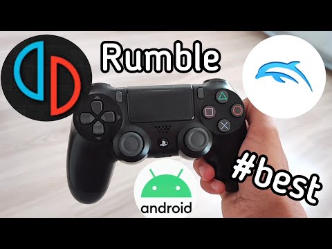 BEST Controller PS4 with Rumble on Android Yuzu & Dolphin Switch & Wii Emulators Xiaomi11TPro SD888