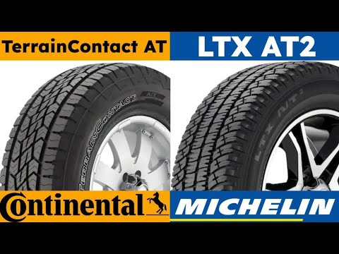 Continental TerrainContact AT vs Michelin LTX AT2