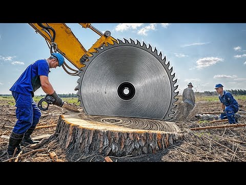 100 Incredible Fastest Big Chainsaw Machines For Cutting Trees ► 8