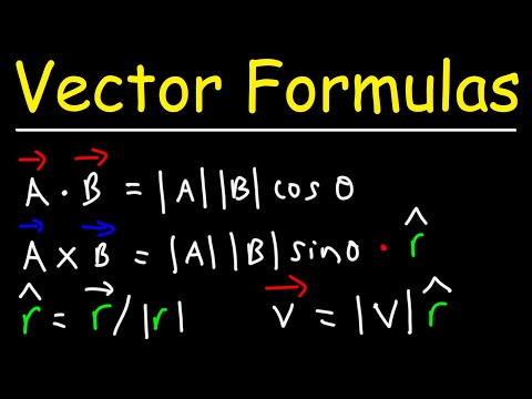 Vector Formulas - Physics