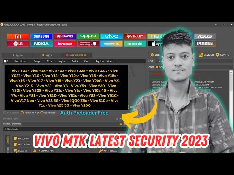 UnlockTool Vivo MTK Security 2023 Unlock New Update, @starmobilecare