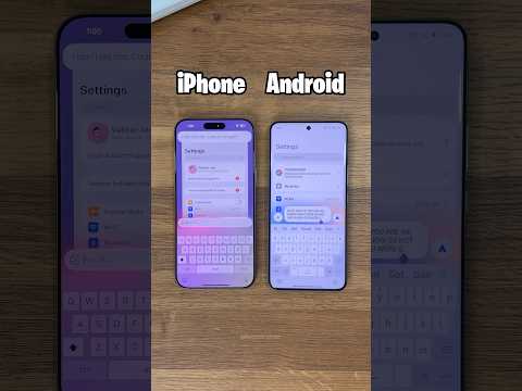 iPhone vs Android - this is AWESOME!!! 😍