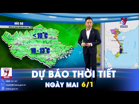 Dự báo thời tiết đêm nay, ngày mai 6/1. Bắc Bộ nắng hanh trước khi đón không khí lạnh gây rét đậm