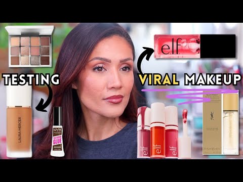 **TESTING VIRAL NEW MAKEUP ** FT:   e.l.f , Laura Mercier, Makeup by Mario