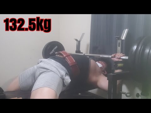 【BP.MAX挑戦】ベンチプレス132.5kg