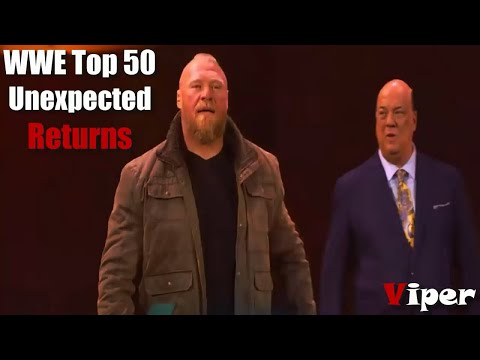 WWE Top 50 Unexpected Returns That Stunned The Fans